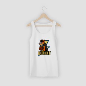 White Tank w/ Bucket Logo