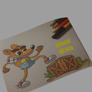 Bucket Coloring Sketch Book