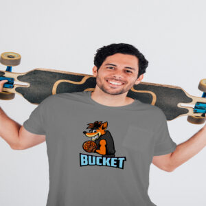 Gray MyBucket Tee W/Logo